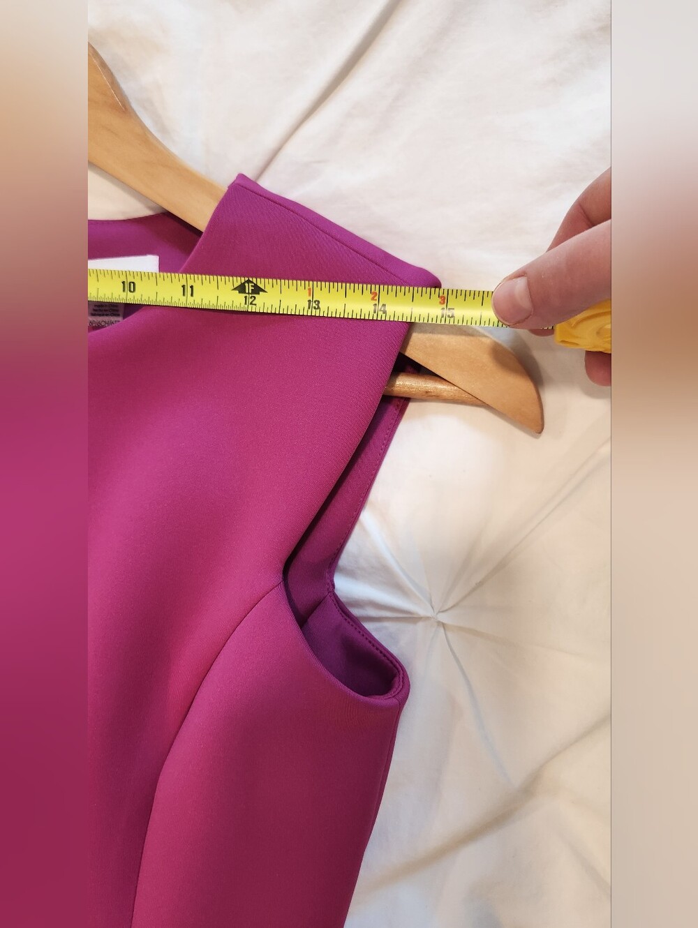 Calvin Klein Magenta Pink Sleeveless Sheath Dress Petite Size 6P - Picture 7 of 9